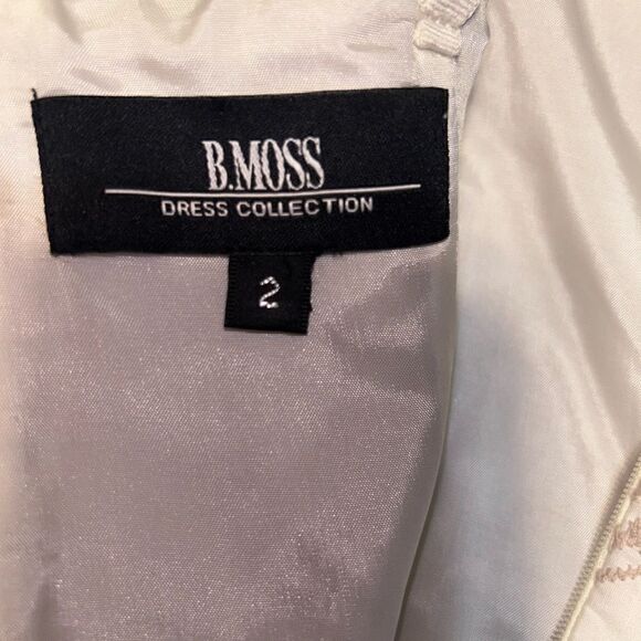 Vintage B Moss layered strapless dress size 2 - Picture 5 of 9